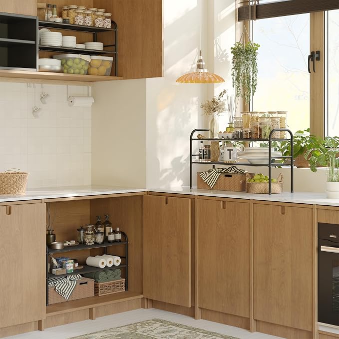 NETEL Under Sink Organizers and Storage, 2 Tier Expandable Under Cabinet - Image 5