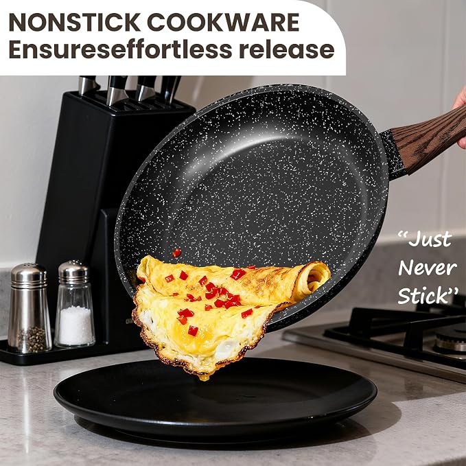 Pots and Pans Set Non Stick, 31 Piece Kitchen Induction Cookware & Bakeware Set - Image 6