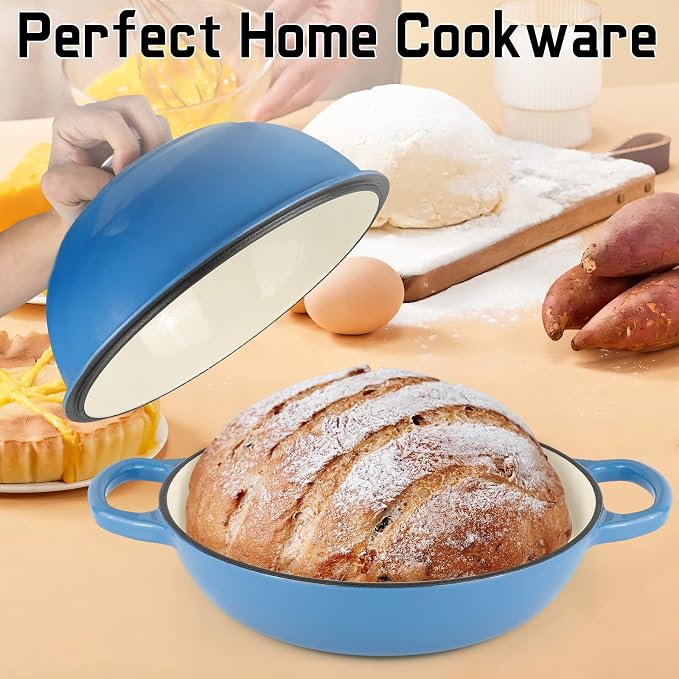 Enameled Cast Iron Bread Oven, Dutch Oven Pot - Image 5