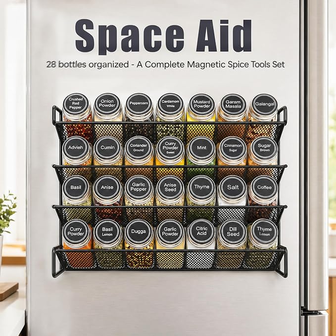 UVIAHOMI Magnetic Spice Rack Organizer - Image 3