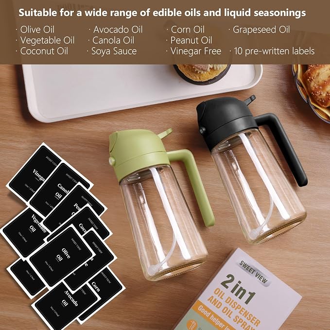 SWEET VIEW 2PCS Olive Oil Sprayer - Image 7