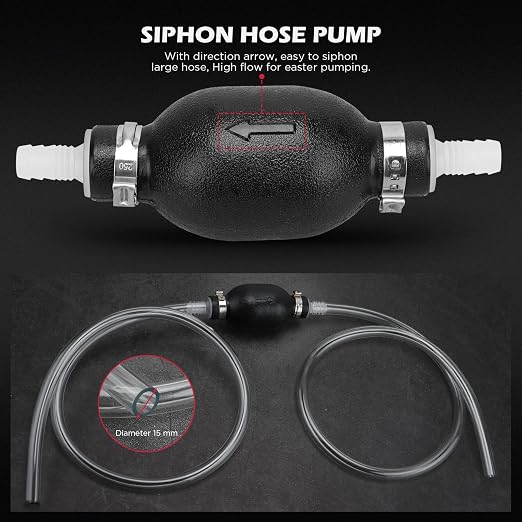 22-Piece No-Spill Coolant Filling Funnel Kit and Siphon Hose Pump, Radiator - Image 3