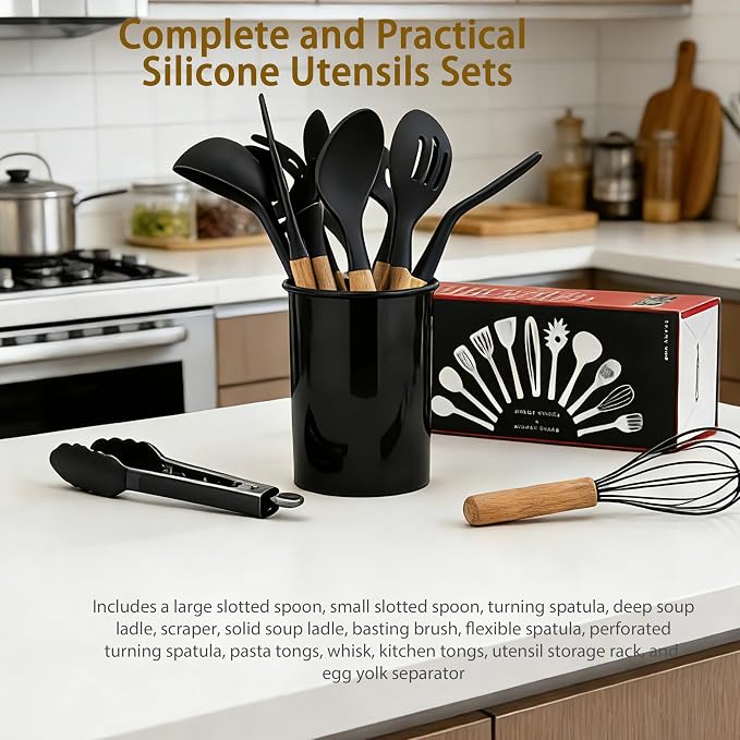 Silicone Cooking Utensils Set - Image 2