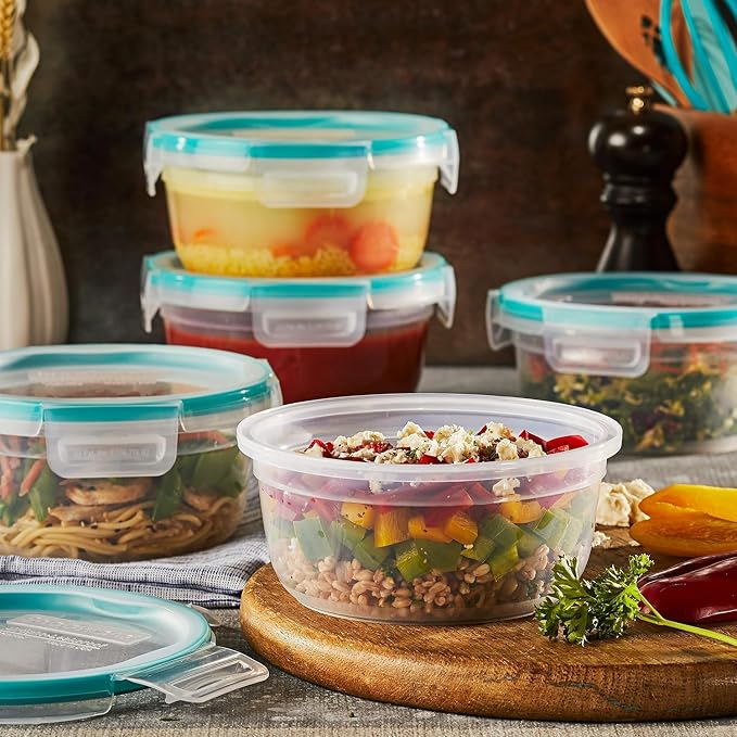 Snapware Plastic Total Solutions Food Storage Containers Set, Airtight & - Image 3