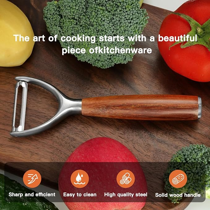 Serrated Blade Premium Y Type 304 Stainless Steel Multifunctional Kitchen - Image 5