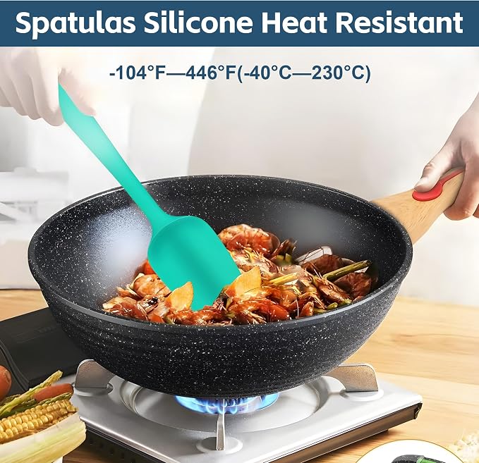 5-Piece Silicone Spatula Set - Image 3