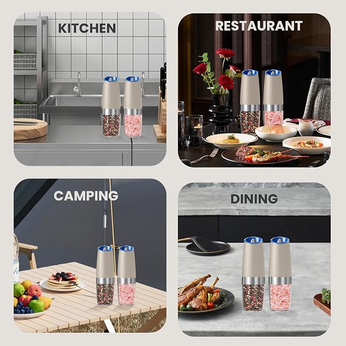 Battery Operated Salt And Pepper Grinder Set - Image 7