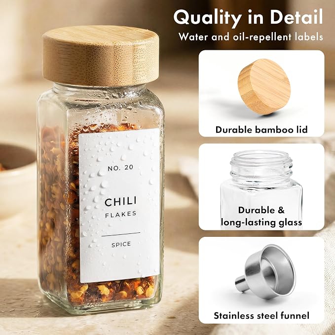 EDELHAUS® Square Spice Jars - Image 8