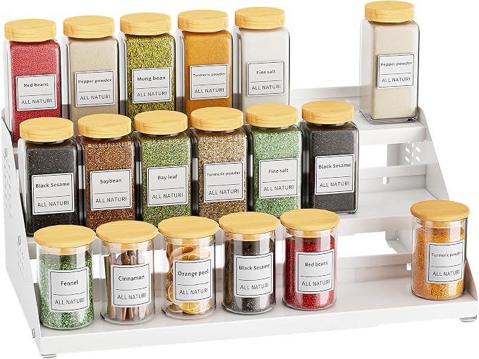 BOIVSHI Spice Rack, Spice Organization by BOIVSHI