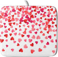 Valentines Dish Drying Mat for Kitchen Counter Hearts Holiday Microfiber by Unknown