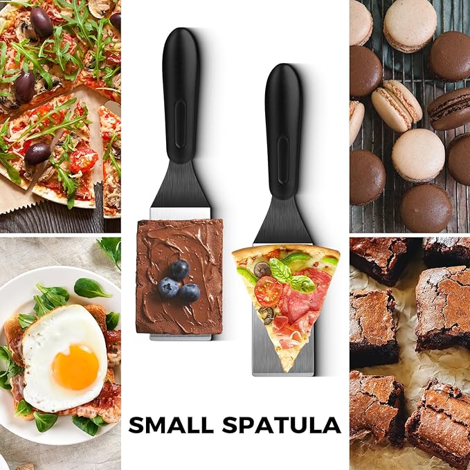 Small Spatula 2 PCS, Mini Serving Spatula - Image 3