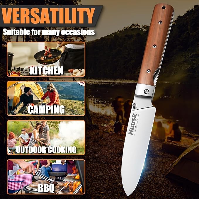 Huusk Folding Chef Pocket Knife - Image 6
