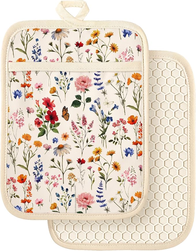 Slohif Silcone Flowers Pot Holders by Slohif