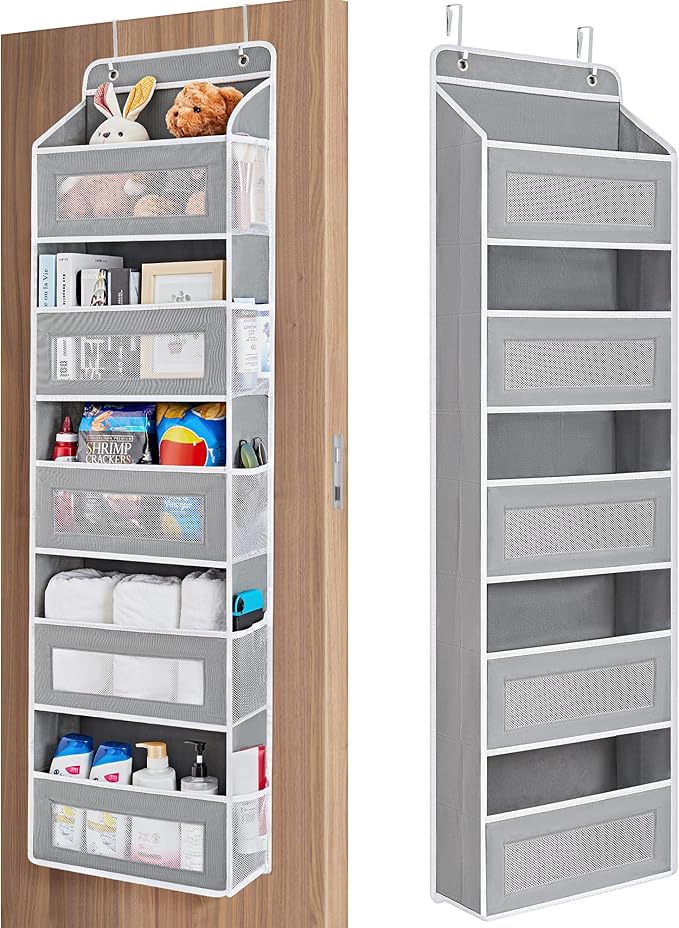 JARLINK Over The Door Organizer Storage, 5 Shelf Hanging Door Organizer by JARLINK
