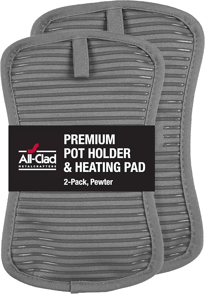 All-Clad Premium Pot Holder & Heating Pad, Heat Resistant to 500 Degrees by All-Clad