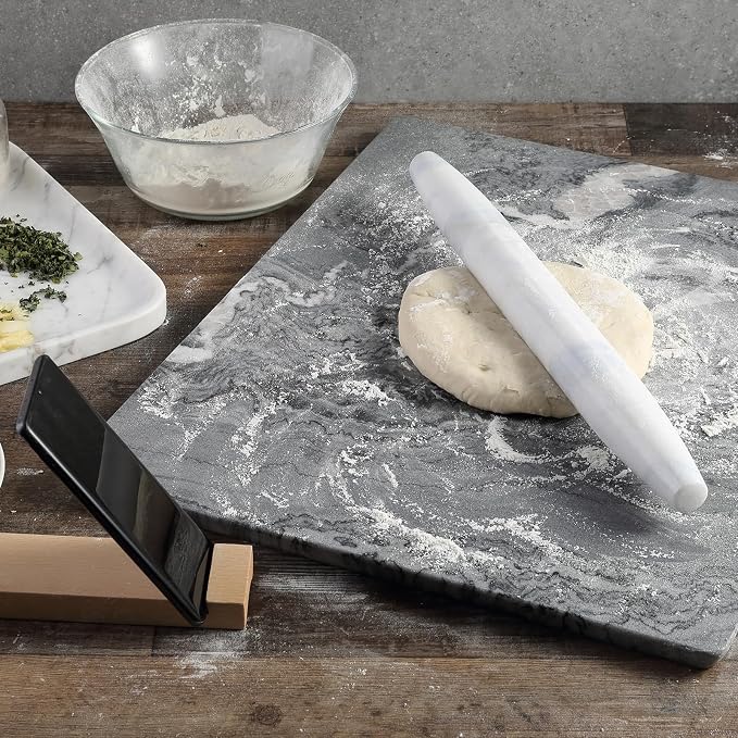 Koville African Natural Marble French Rolling Pin, 16inch Non-Stick Rolling Pin - Image 4