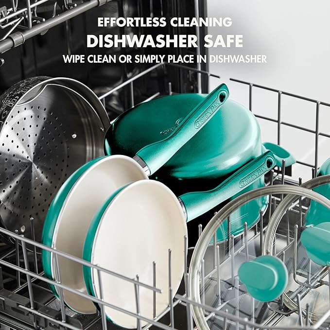 GreenPan Rio Healthy Ceramic Nonstick 8" Frying Pan Skillet and Silicone - Image 7