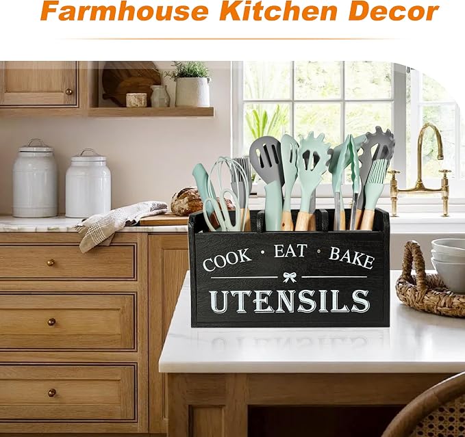 Wooden Kitchen Utensil Holder - Image 3