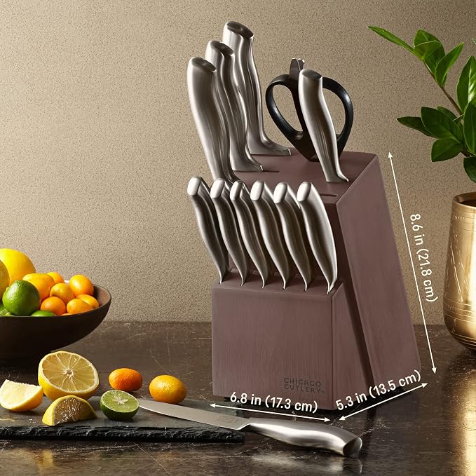 Chicago Cutlery Insignia Kitchen Knife Block Set - Image 2
