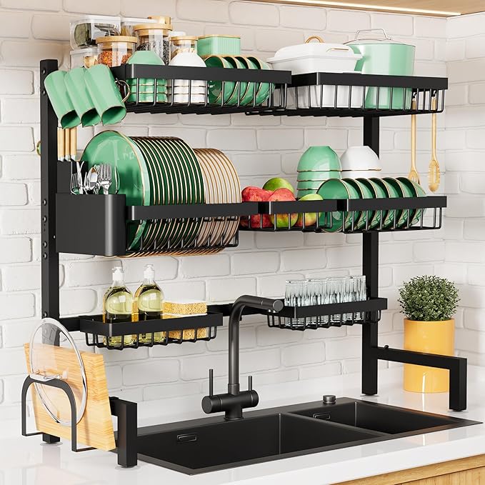 Kitsure Over The Sink Dish Drying Rack by Kitsure