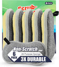 Dual Sided Multi-Purpose Sponges Kitchen, Non Scratch Dish Sponge by PANYEE