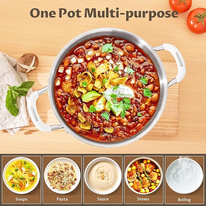 8 Quart Nonstick Stock Pot - Image 7
