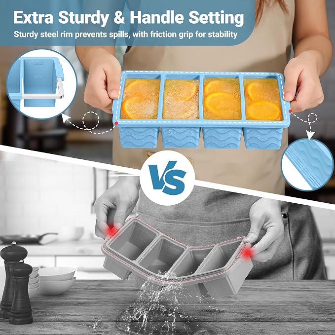 Silicone Freezer Molds for Soup - Image 5