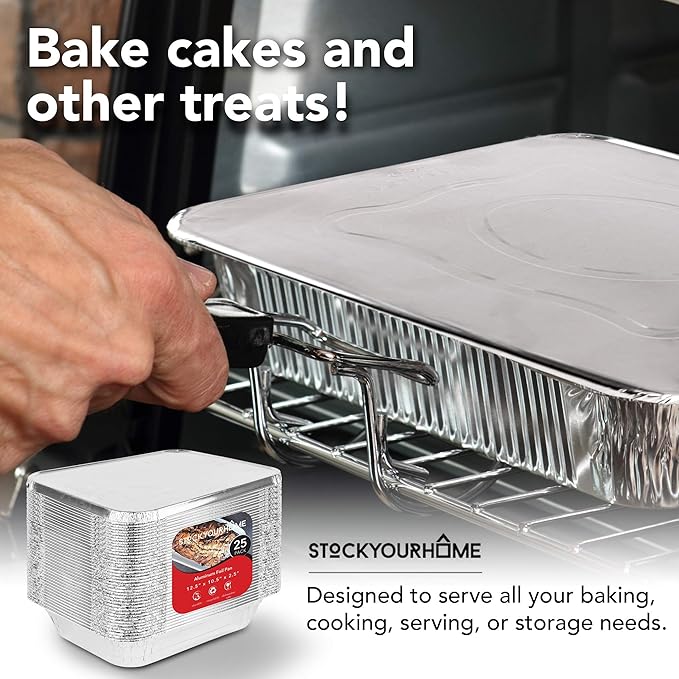Stock Your Home Disposable Aluminum Pans - Image 6