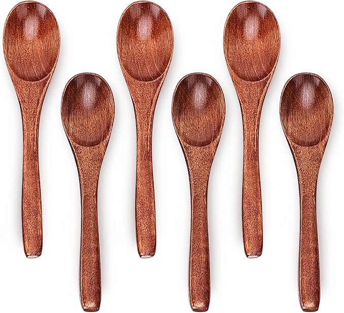 6in Wooden Spoons, Small Wooden Utensils by YOLO+CGC