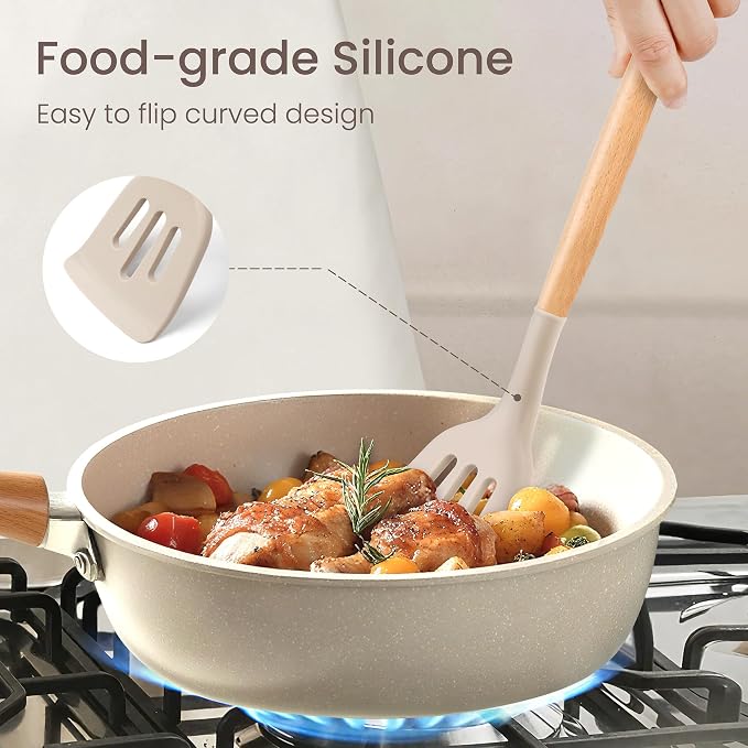 26 Pcs Silicone Cooking Utensils Set - Image 5