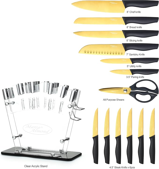 Marco Almond® Gold Knife Set - Image 7