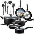 SereneLife Kitchenware Pots & Pans Basic Kitchen Cookware, Heat Resistant by SereneLife