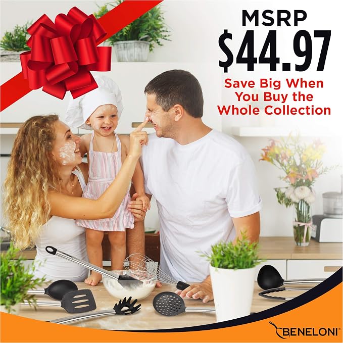 PREMIUM Silicone Kitchen Serving Utensil Set - Image 6