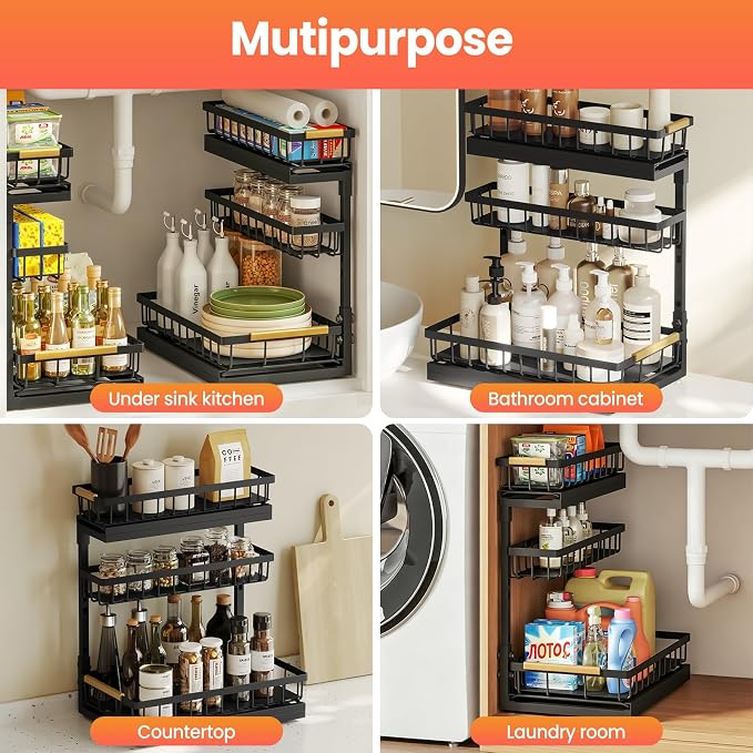 Under Sink Organizer and Storage - Image 7