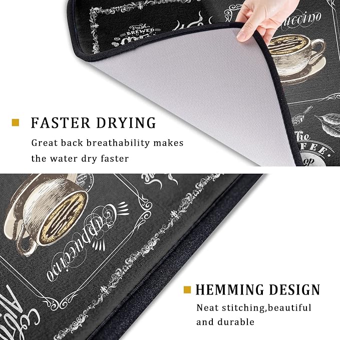 Giwawa Coffee Bean Maker Dish Drying Mat - Image 3