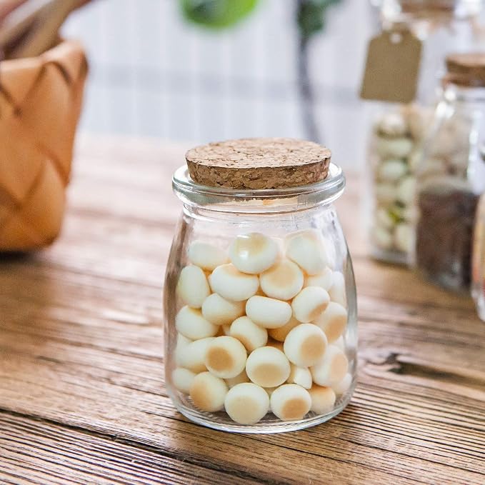 Brajttt Glass Mini Yogurt Jars 40 Pack, 7 oz Favor Jars - Image 5