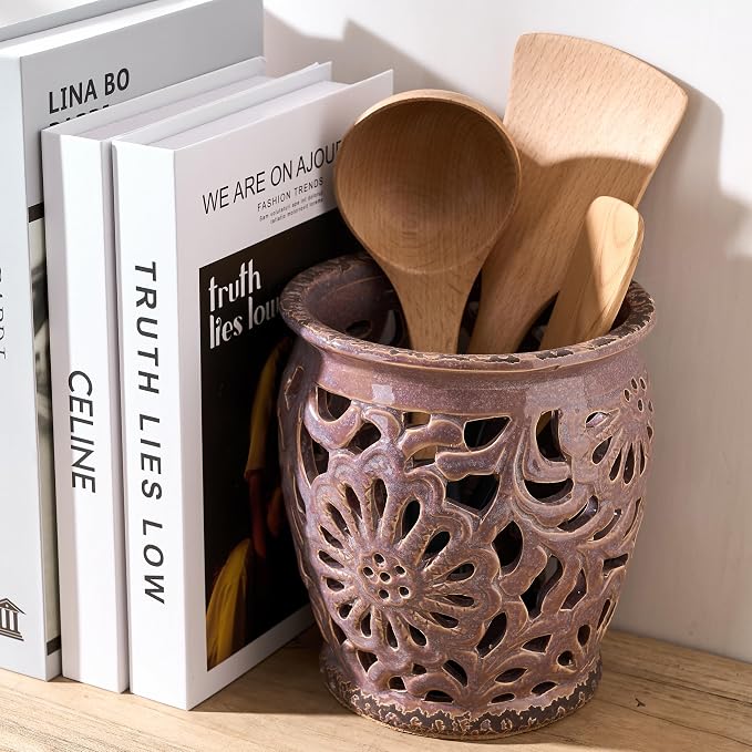 Farmhouse Kitchen Utensil Holder - Image 6