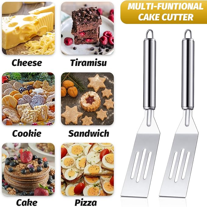 Patelai 5 Pack Mini Spatula, Small Stainless Steel Serving Spatula - Image 6