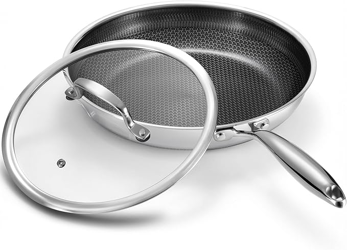 Non Stick Frying Pan 12 Inch by HealthyCookingHappyLiving