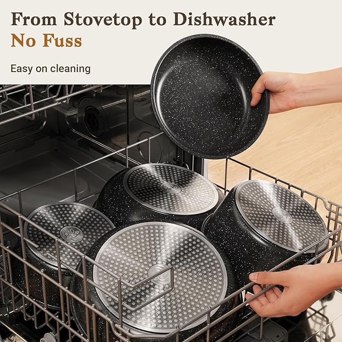 SODAY 15Pcs Pots and Pans Set Non Stick, Cookware Sets - Image 6