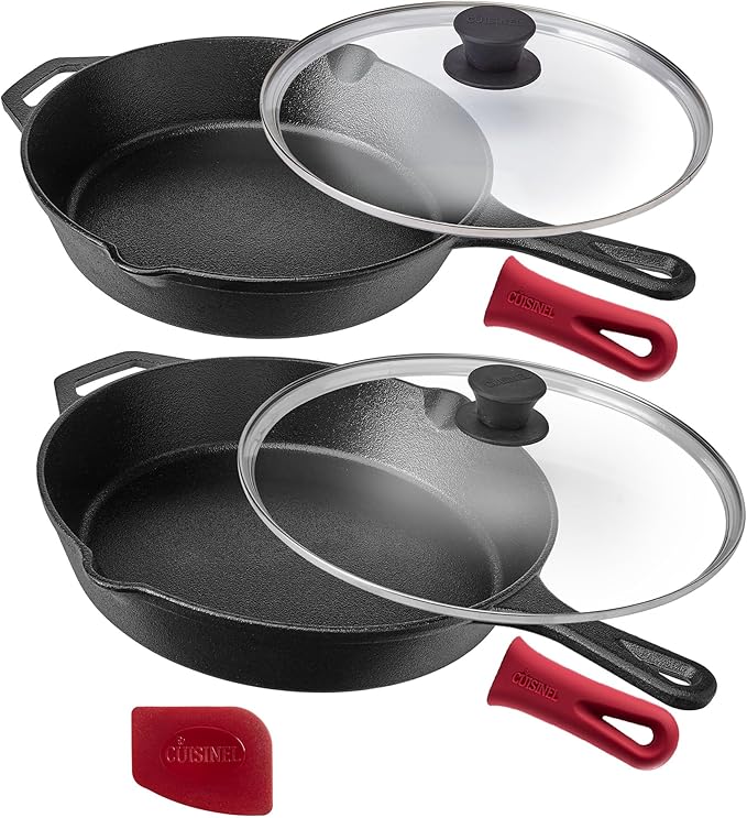 Cuisinel Cast Iron Skillet Set by Cuisinel