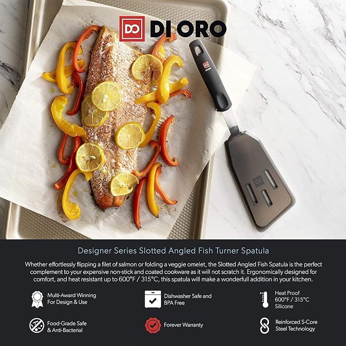 DI ORO Silicone Fish Spatula - Image 3