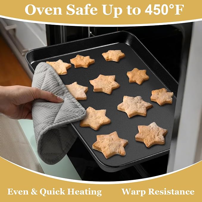 E-far 12.3x9.5x1 Inch Cookie Sheet - Image 5