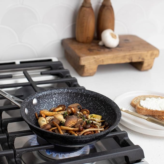 Nordic Ware Basalt Aluminum Saute Skillet, Ceramic Coating - Image 3