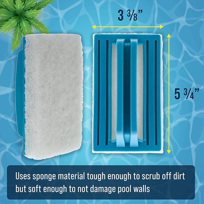 U.S. Pool Supply Hand-Held Pool Scrub Brush, 2 Pack - Image 3