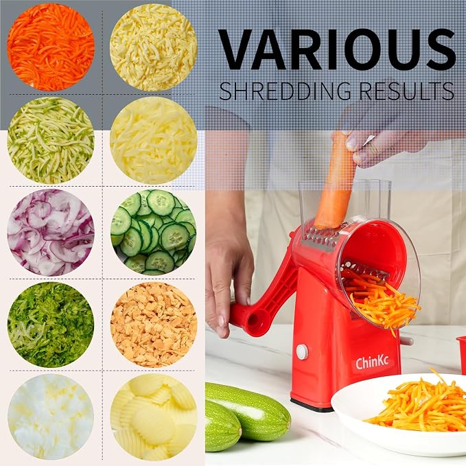 Upgrade Rotary Cheese Grater Shredder - Image 3