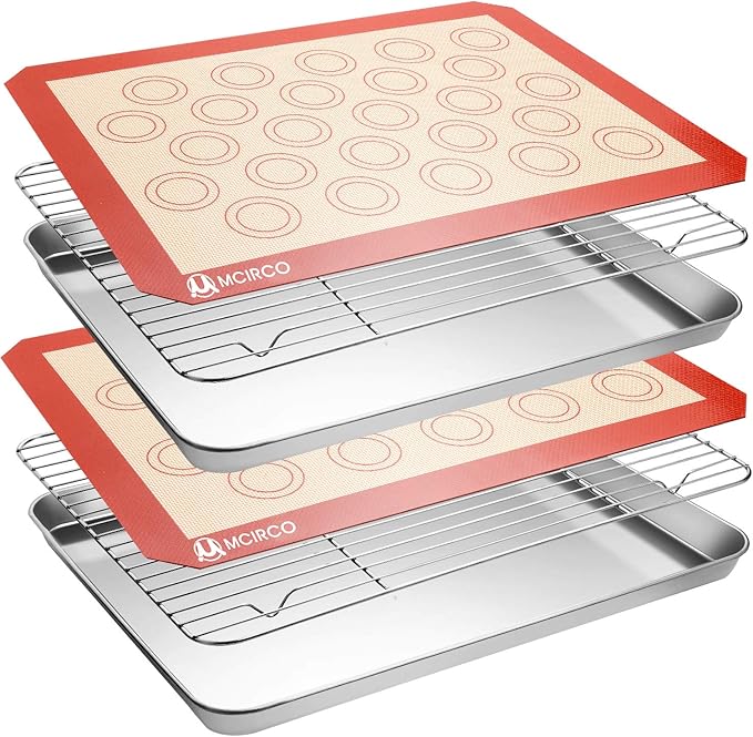 Stainless Steel Baking Sheet Tray Cooling Rack by MMCIRCO