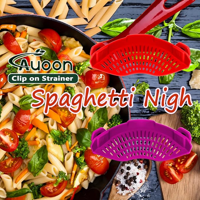 AUOON Clip On Strainer Silicone - Image 4