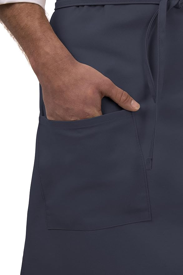 Chef Works Unisex Two Pocket Bistro Apron - Image 3