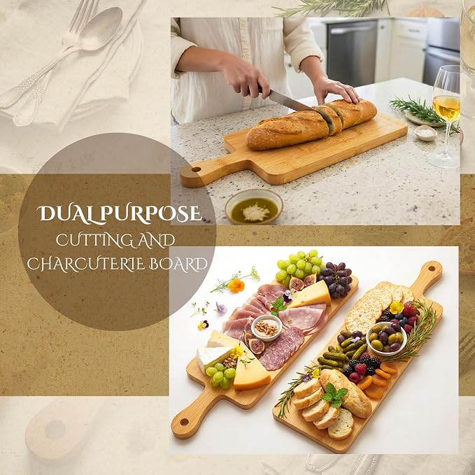 Nuenen 10 Pcs Wood Cutting Board - Image 3